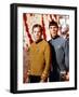 Leonard Nimoy; William Shatner. "Star Trek" [1966].-null-Framed Photographic Print