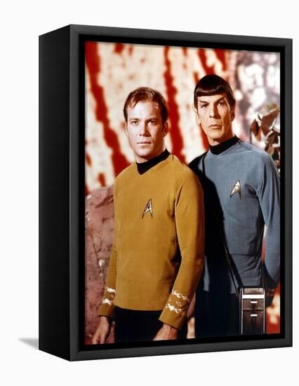 Leonard Nimoy; William Shatner. "Star Trek" [1966].-null-Framed Stretched Canvas