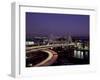 Leonard P. Zakim Bridge at Night-Carol Highsmith-Framed Photo