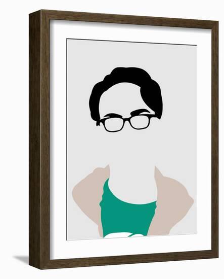 Leonard Portrait-David Brodsky-Framed Art Print