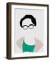 Leonard Portrait-David Brodsky-Framed Art Print