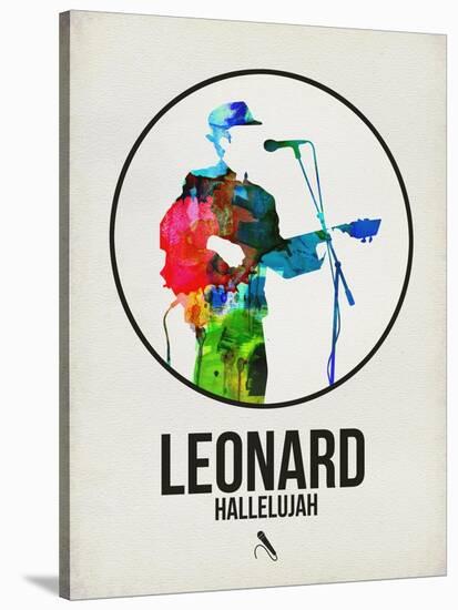 Leonard Watercolor-David Brodsky-Stretched Canvas