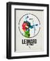 Leonard Watercolor-David Brodsky-Framed Premium Giclee Print