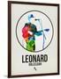 Leonard Watercolor-David Brodsky-Framed Art Print