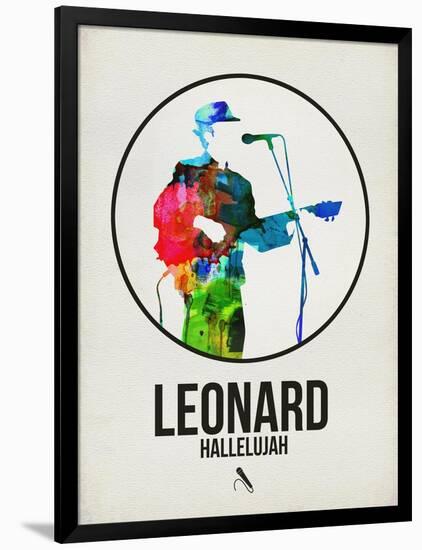 Leonard Watercolor-David Brodsky-Framed Art Print
