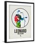 Leonard Watercolor-David Brodsky-Framed Art Print