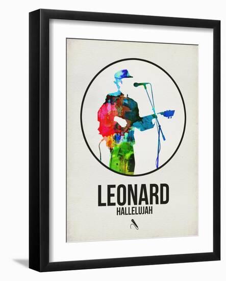 Leonard Watercolor-David Brodsky-Framed Art Print
