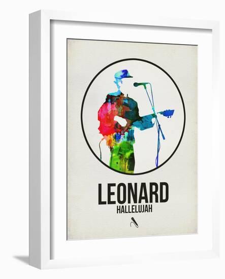 Leonard Watercolor-David Brodsky-Framed Art Print