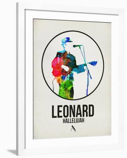 Leonard Watercolor-David Brodsky-Framed Art Print