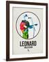 Leonard Watercolor-David Brodsky-Framed Art Print