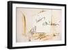 Leonardo 100 (drawing)-Ralph Steadman-Framed Giclee Print