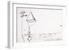 Leonardo 140 (drawing)-Ralph Steadman-Framed Giclee Print