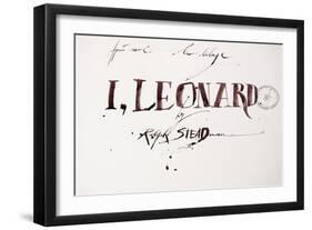 Leonardo 188 (drawing)-Ralph Steadman-Framed Giclee Print