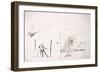 Leonardo 200 (drawing)-Ralph Steadman-Framed Giclee Print