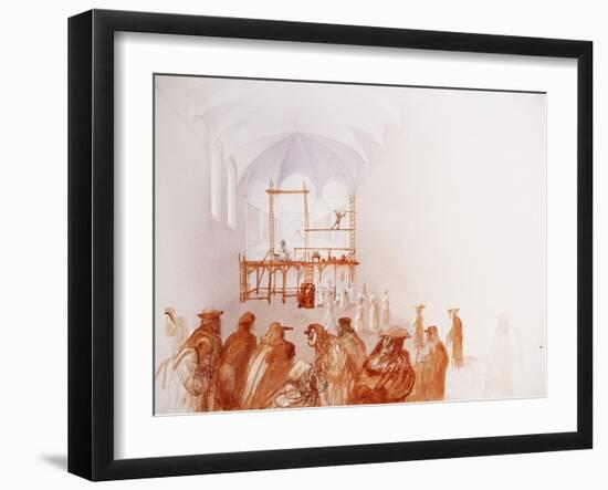 Leonardo 25 (drawing)-Ralph Steadman-Framed Giclee Print