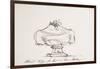 Leonardo 64 (drawing)-Ralph Steadman-Framed Giclee Print