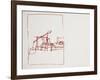 Leonardo 75 (drawing)-Ralph Steadman-Framed Giclee Print