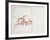 Leonardo 75 (drawing)-Ralph Steadman-Framed Giclee Print