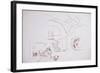 Leonardo 86 (drawing)-Ralph Steadman-Framed Giclee Print