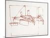 Leonardo 99 (drawing)-Ralph Steadman-Mounted Giclee Print