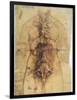 Leonardo: Anatomy, C1510-Leonardo da Vinci-Framed Giclee Print