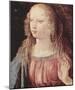 Leonardo da Vinci (Annunciation to Mary detail: Virgin of the Annunciation) Art Poster Print-null-Mounted Poster
