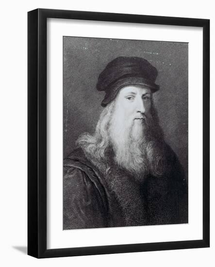 Leonardo Da Vinci, Engraved by Raphael Morghen, 1817-Leonardo da Vinci-Framed Giclee Print