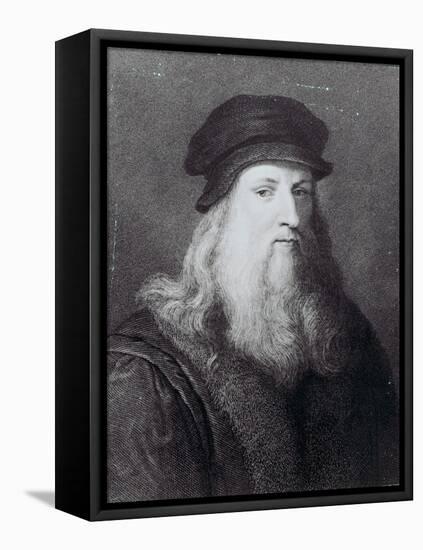 Leonardo Da Vinci, Engraved by Raphael Morghen, 1817-Leonardo da Vinci-Framed Stretched Canvas