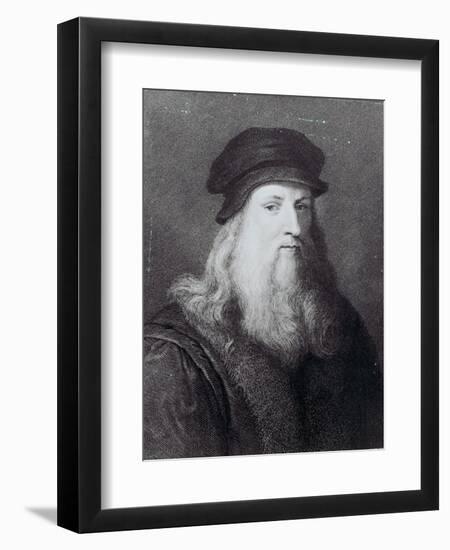 Leonardo Da Vinci, Engraved by Raphael Morghen, 1817-Leonardo da Vinci-Framed Giclee Print