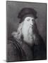 Leonardo Da Vinci, Engraved by Raphael Morghen, 1817-Leonardo da Vinci-Mounted Giclee Print