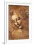 Leonardo Da Vinci (Female Head, La Scapigliata)-null-Framed Art Print