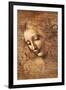 Leonardo Da Vinci (Female Head, La Scapigliata)-null-Framed Art Print