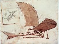 Model Reconstruction of Da Vinci's Design for a Vertical Ornithopter-Leonardo da Vinci-Giclee Print