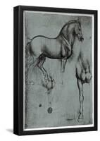 Leonardo da Vinci (Horse trials) Art Poster Print-null-Framed Poster
