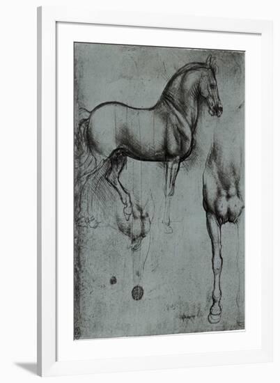 Leonardo da Vinci (Horse trials) Plastic Sign-Leonardo da Vinci-Framed Art Print