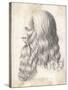 Leonardo Da Vinci Italian Artist: Self-Portrait in Profile-null-Stretched Canvas