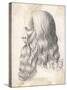 Leonardo Da Vinci Italian Artist: Self-Portrait in Profile-null-Stretched Canvas