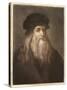 Leonardo Da Vinci Italian Painter Sculptor Architect Engineer and Scientist-null-Stretched Canvas