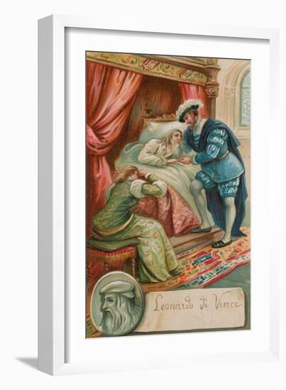 Leonardo Da Vinci, Italian Renaissance Artist, Scientist and Writer-null-Framed Giclee Print