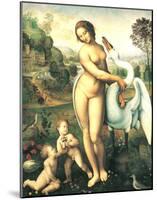 Leonardo Da Vinci (Leda and the Swan) Art Poster Print-null-Mounted Poster