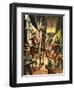 Leonardo Da Vinci Painting the Portrait of the Mona Lisa-Peter Jackson-Framed Giclee Print