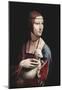 Leonardo da Vinci (Portrait of a Lady with an Ermine) Art Poster Print-null-Mounted Poster