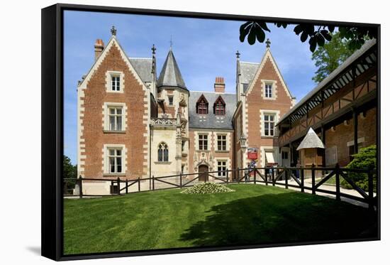 Leonardo da Vinci's House and Museum, Clos Luce, Amboise, Indre-Et-Loire, Loire Valley, France-Peter Richardson-Framed Stretched Canvas