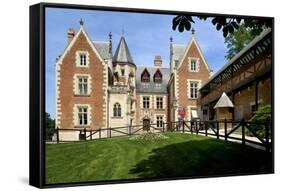 Leonardo da Vinci's House and Museum, Clos Luce, Amboise, Indre-Et-Loire, Loire Valley, France-Peter Richardson-Framed Stretched Canvas