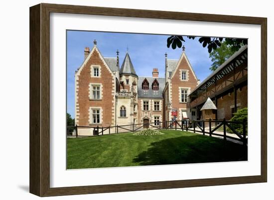 Leonardo da Vinci's House and Museum, Clos Luce, Amboise, Indre-Et-Loire, Loire Valley, France-Peter Richardson-Framed Photographic Print