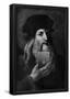 Leonardo Da Vinci Selfie Portrait-null-Framed Poster