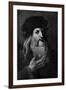 Leonardo Da Vinci Selfie Portrait-null-Framed Art Print