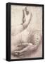 Leonardo da Vinci (Study of women's hands) Art Poster Print-null-Framed Poster