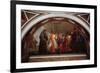 Leonardo Da Vinci With Luca Pacioli and Ludovico Sforza-Nicola Cianfanelli-Framed Giclee Print