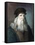 Leonardo Da Vinci-Leonardo da Vinci-Framed Stretched Canvas